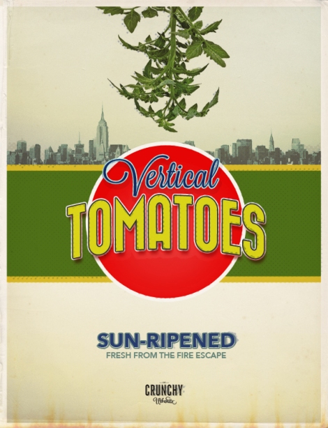 Urban Farming: Vertical Tomatoes | thecrunchyurbanite.com
