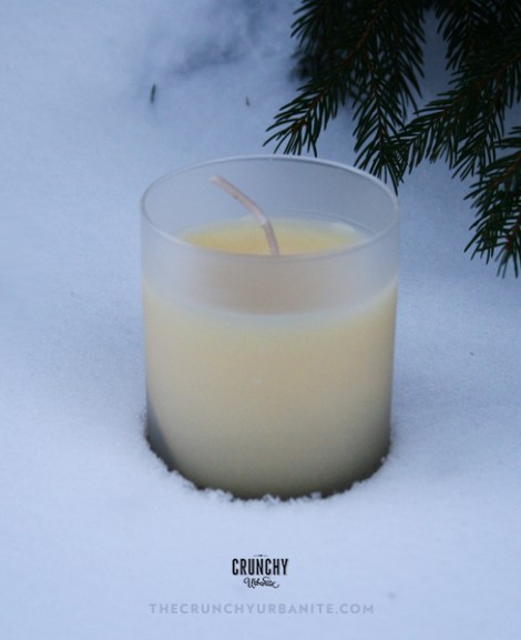 Pine-Scented Beeswax Candle | thecrunchyurbanite.com — Make your own all-natural beeswax candles with essential oils!