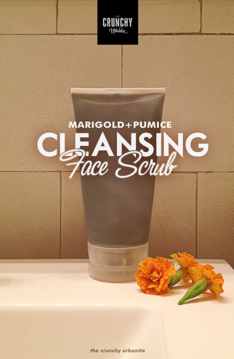 Marigold-Pumice Cleansing Face Scrub | thecrunchyurbanite.com